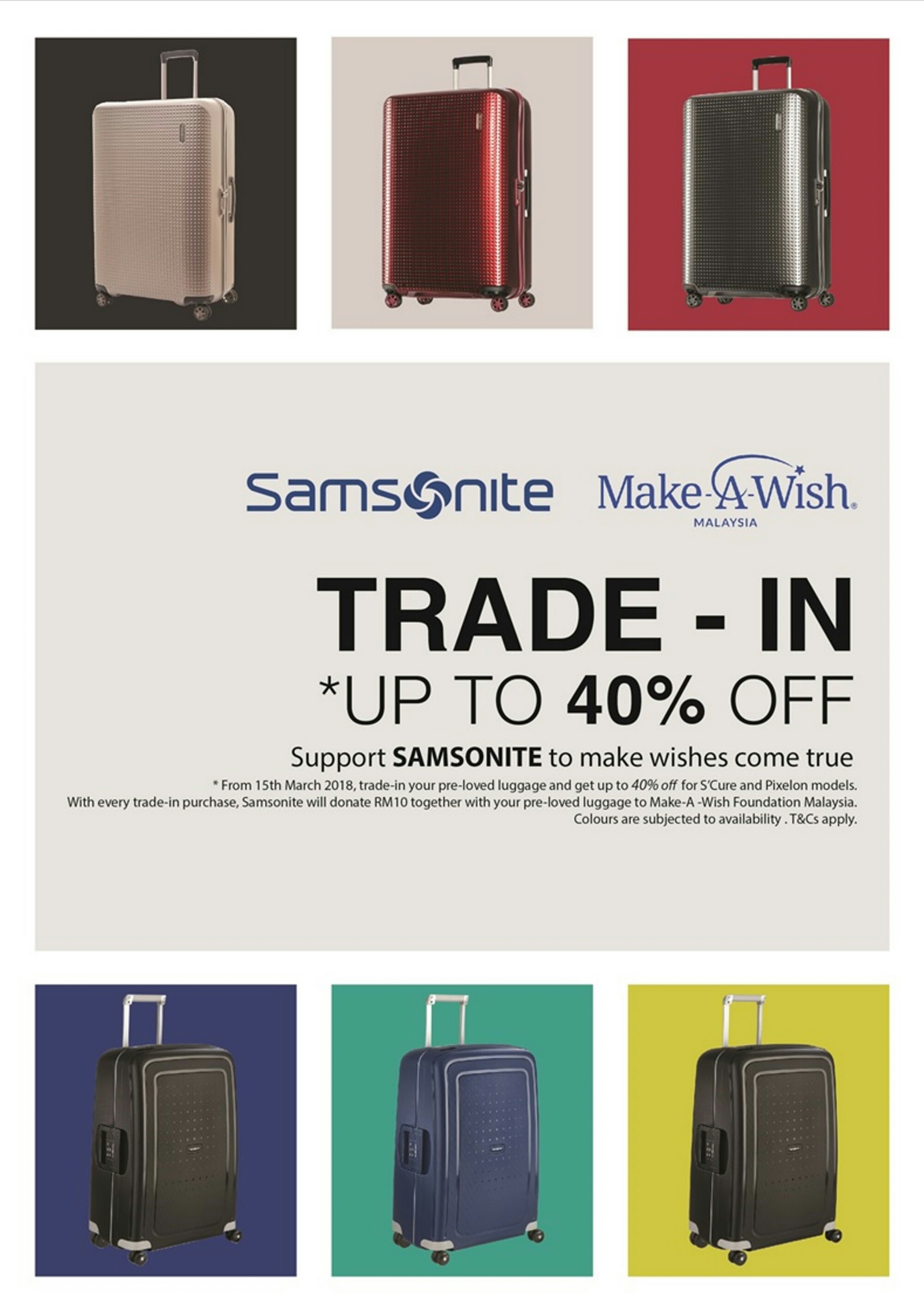 Samsonite Malaysia Making Wishes Come True Wut!? Not Syok Ar? Bite Me